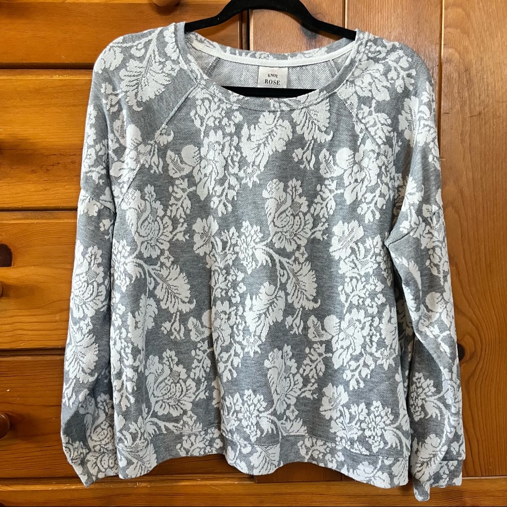 Knox Rose Floral Print Sweater
